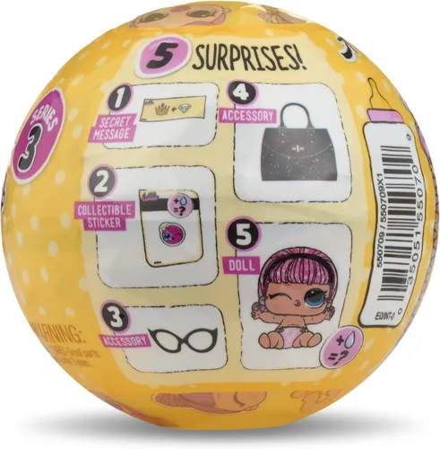 Vista 2 de L.O.L. Surprise! 550709 Lil Sisters Series 3 Muñecas coleccionables