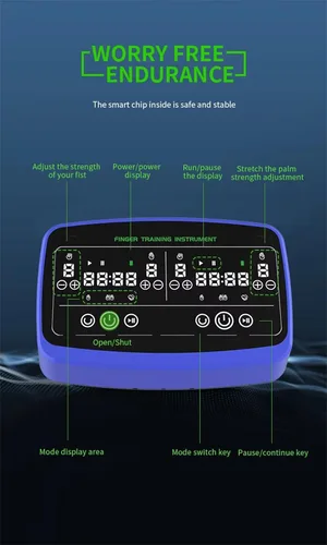 Vista 8 de Ambos guantes del robot de la rehabilitación de la mano, equipo del entrenamiento del dedo de la movilidad, dispositivo del entrenamiento