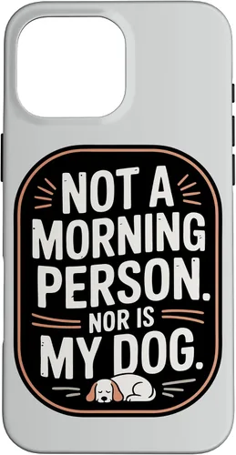 Vista 19 de Dog Owner Dog Parent Morning Case for iPhone 16
