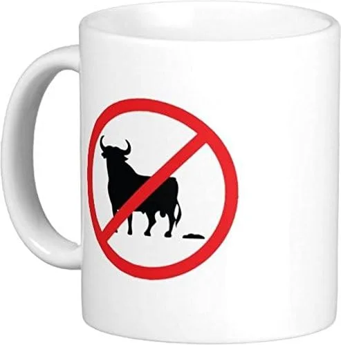 Vista 3 de Taza de café de cerámica de 11 oz de No Bullshit Quick Mugs 2 U