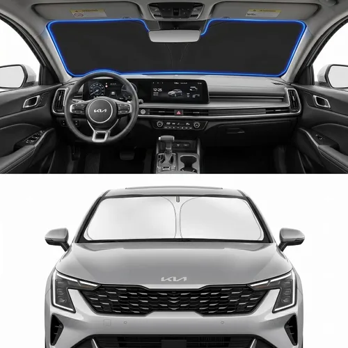 Vista 101 de Parasol para parabrisas para BMW X1 E84 2016-2024 2025, accesorios – Cubierta de parasol para parabrisas de ventana delantera, ajuste personalizado