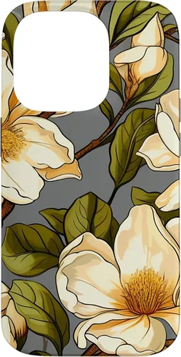Vista 17 de Botanical Garden Magnolia Flower Case for iPhone 17