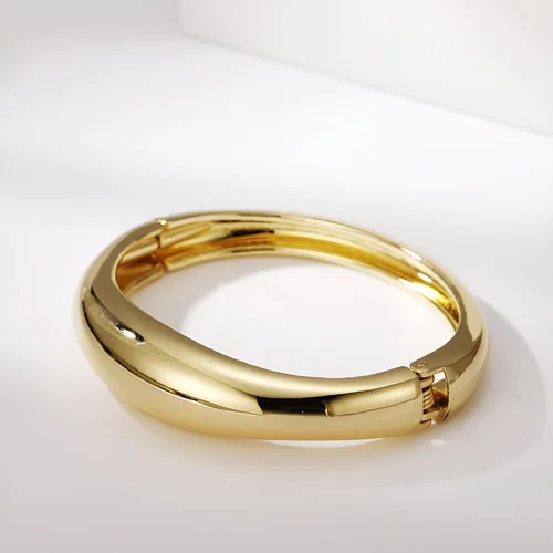 Vista 3 de TONLUYAX Gold Silver Bracelet Bangle for Women Men Cuff Bangle Chunky Bangles