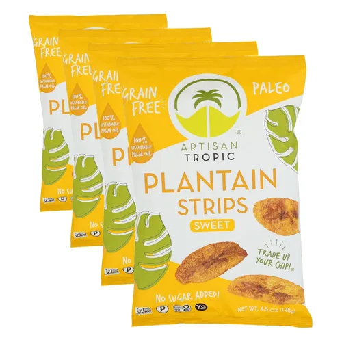 Vista 10 de Artisan Tropic Bocadillos de plátano dulce, 4.5 OZ