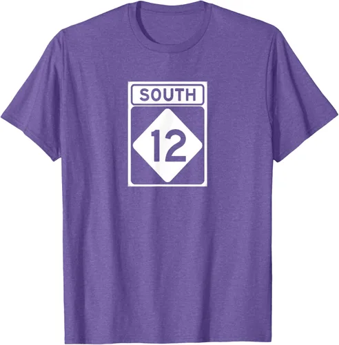 Vista 6 de Highway 12 South NC Outer Banks North Carolina Hwy - Camiseta, Negro, S