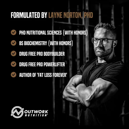 Vista 6 de Outwork Nutrition Proteína aislada de suero en polvo, acelera la construcción muscular y la recuperación, baja en lactosa, sin gluten, suplemento