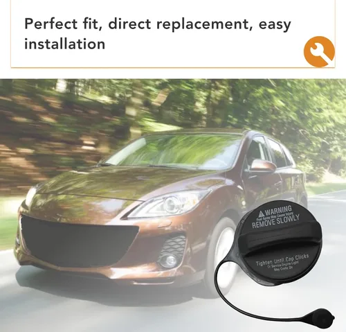 Vista 6 de Tapa de tanque de combustible para Mazda para Mazda 3, 6, CX-7, CX-9, 2007, 2008, 2009, 2010, 2011, 2012, 2013, 2014, 2015, repuesto GS3L-42-250B