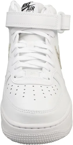 Vista 3 de Nike Air Force 1 Mid '07 Leather White 366731-100 para mujer