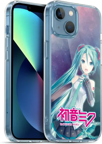 Vista 174 de Head Case Designs Licencia Oficial Hatsune Miku Gráficos Lindos Carcasa de Gel [Protección de Grado Militar] Compatible con Apple iPhone 7