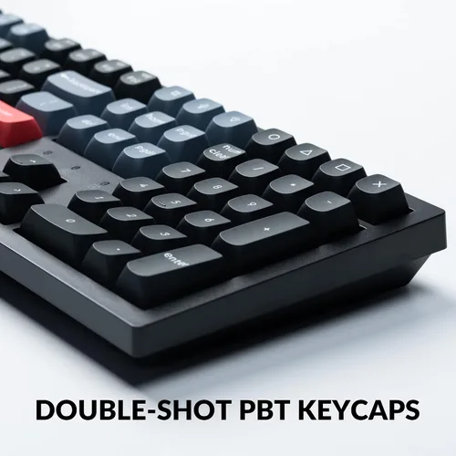 Vista 5 de Keychron K10 Pro Teclado mecánico inalámbrico personalizado, diseño 100% QMK programable Bluetoothcon cable RGB retroiluminado con interruptor