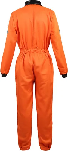 Vista 3 de Disfraz de astronauta para adulto, para mujer, traje completo de Zhitunemi