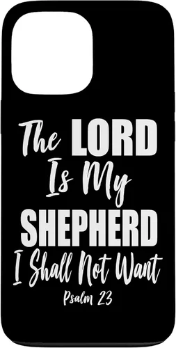 Vista 24 de The Lord is My Shepherd - Funda con versículo bíblico cristiano para iPhone 17