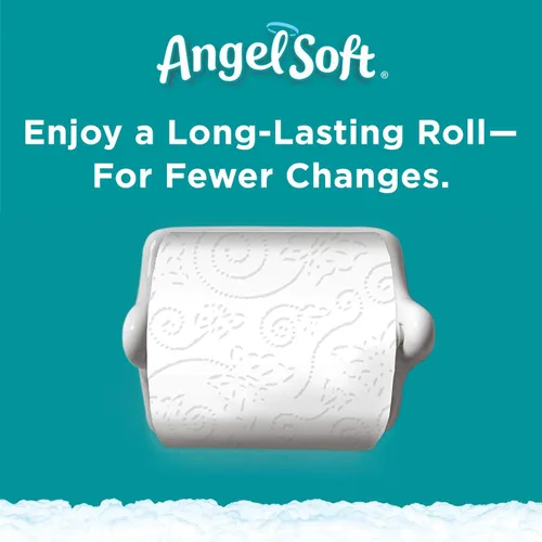 Vista 5 de Angel Soft, Papel higiénico, 12 megarrollos, 12 rollos