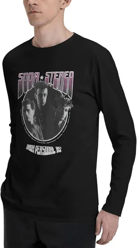 Vista 5 de Soda Stereo Long Sleeve Man's Fall Casual Round Neck Pullover
