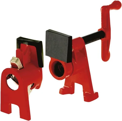 Vista 7 de BESSEY BPC-H12, abrazaderas de tubo de 1/2 pulgada estilo H - Increíblemente versátiles, fáciles de ensamblar, abrazadera de taller indispensable