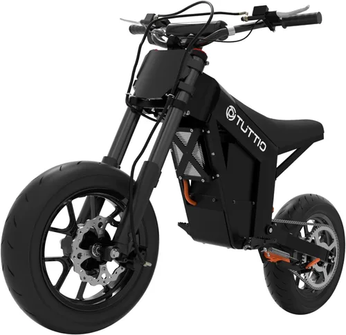 Vista 11 de Tuttio Soleil01 Bicicleta eléctrica de la suciedad 40MPH 200NM Off Road Ebike 54.6V 21AH Battery, 45Miles, 14"/12" Fat Tire Electric Mountain Bike