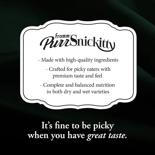 Vista 5 de Fromm PurrSnickitty Chicken Delight - Alimento seco prémium para gatos para todas las etapas de la vida, receta de pollo, 6 onzas