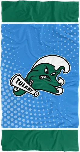 Vista 22 de LOGOVISION Manta Abilene Christian University, 30x60 Logo Dots CottonFront/PolyBackBeachTowel