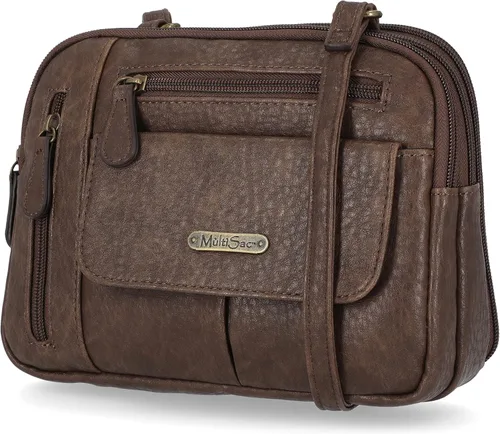 Vista 2 de MultiSac Zippy - Bolso bandolera con triple compartimento