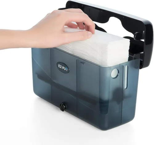 Vista 5 de EZ-PUll 4600B - Dispensador compacto y delgado de papel (9 x 3.5 x 6 in), Black Dispenser, Negro