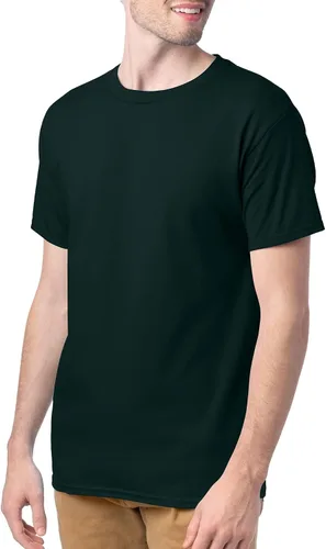 Vista 5 de Hanes Essentials Paquete de camisetas para hombre, camisetas de algodón con cuello redondo, 4o6unidades