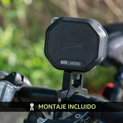 Vista 9 de Altec Lansing HYDRATREK - Altavoz Bluetooth magnético, impermeable IP67, altavoz portátil, emparejamiento inalámbrico verdadero, carga rápida USB-C
