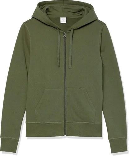 Vista 6 de Tienda Essentials Sudadera con capucha de felpa francesa para mujer con cremallera completa (disponible en tallas extragrandes)