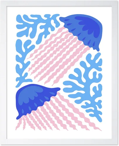 Vista 18 de Poster Master Fish Poster - Retro Aquatic Print - Marine Life Art - Groovy Fish Design - Abstract Artwork - Chic Boho Decor - Sea Design - Ocean or