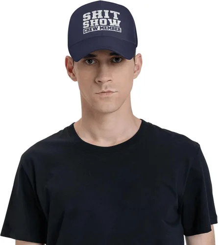 Vista 9 de Funny Shit Show Crew Member Hat Welcome to The Shit Show Gorra de béisbol ajustable Gorra de camionero