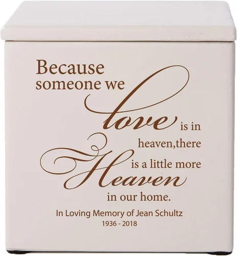 Vista 9 de LifeSong Milestones Urnas para cenizas masculinas y femeninas Urnas de cremación personalizadas para cenizas humanas, pequeña caja decorativa