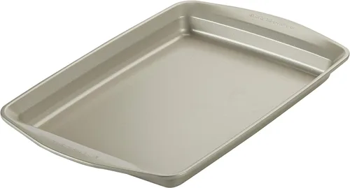 Vista 7 de Rachael Ray El juego de utensilios antiadherentes para hornear sin agarres incluye molde antiadherente para pan, moldes para hornear, moldes