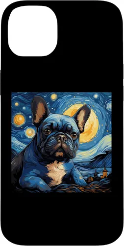 Vista 15 de Van Gogh Dog French Bulldog Case for iPhone 16