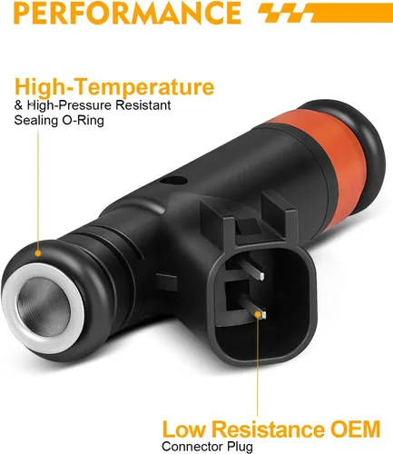 Vista 3 de FJ460 4.2L V6 Inyectores de combustible Compatibles con: Ford F150 1999-2003 F150 Heritage 2004, E150 2002-2003, E150 Eonoline/E150 Econoline Club