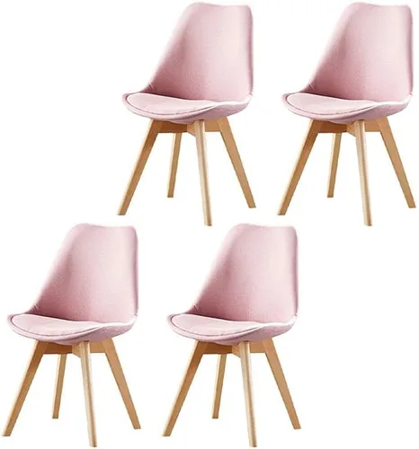 Vista 58 de Sillas de comedor modernas, silla lateral tapizada para el hogar, silla auxiliar para sala de conferencias, silla de comedor, silla de comedor sin