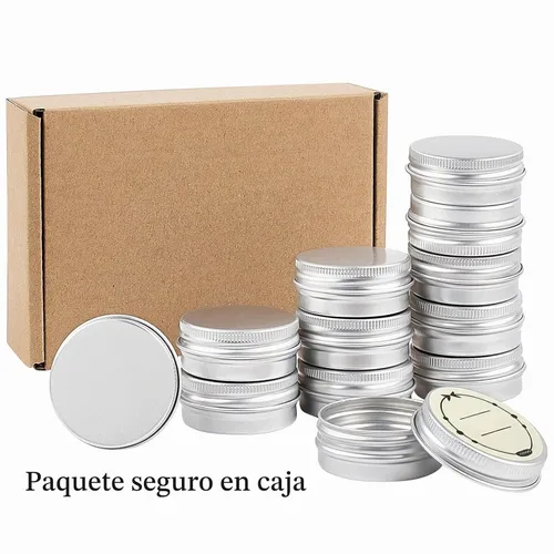 Vista 4 de TUZAZO Paquete de 24 latas de aluminio, contenedor de metal de 1/2 oz