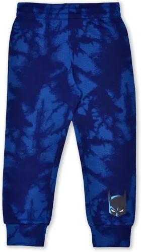 Vista 4 de Warner Bros. Batman Hoodie and Jogger Set for Toddler and Little Kids BlueGrey