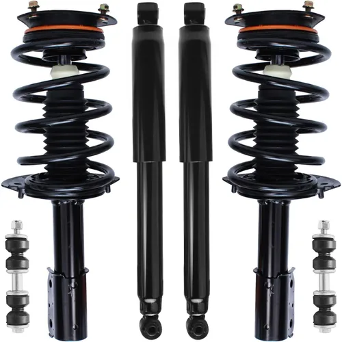 Vista 67 de Detroit Axle - Kit de puntales delanteros de 6 piezas para Ford Escape 2014-2019, 2 puntales y muelles helicoidales, 2 enlaces de barra