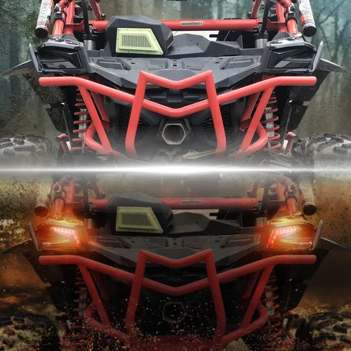 Vista 3 de 2 lámparas de freno traseras negras para Maverick X3, LH&RH