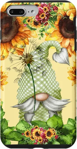 Vista 12 de Floral Sunflower Motif for Dandelion Lovers and Summer Gnome Case for iPhone 17