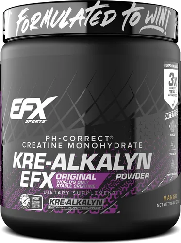 Vista 12 de EFX Sports Kre-Alkalyn EFX Powder Suplemento en polvo de monohidrato de creatina pH correcto Fuerza, crecimiento muscular y rendimiento 55