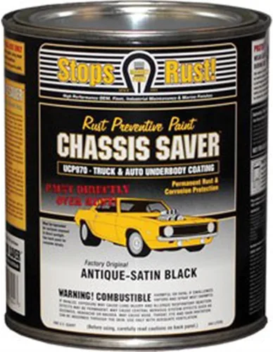Vista 2 de Magnet Paint Co. UCP970-04 Renovador de Chasis 1 cuarto de galón, Pintura Antioxidante para Camiones y Vehículos en la Parte Inferior - Negro