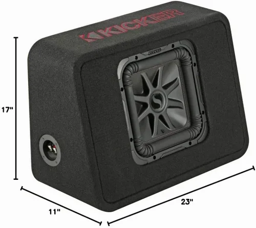 Vista 9 de KICKER 45TL7R102 Caja con ventilación con carga de camión L7R de 10 pulgadas - 500 vatios RMS