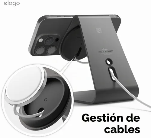 Vista 4 de Soporte de carga elago MS4 para cargador MagSafe