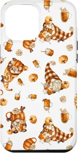 Vista 26 de Autumn Pumpkin Spice Motif for Thanksgiving Cute Fall Gnome Case for iPhone 17