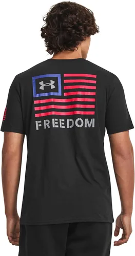 Vista 2 de Under Armour - Camiseta nueva con lema Freedom para hombre