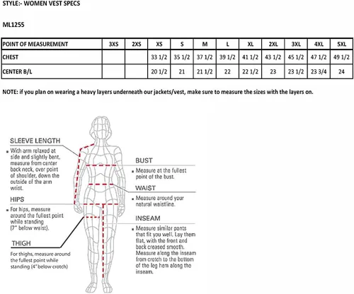 Vista 3 de Milwaukee - Chaleco de cuero con cordones laterales trenzados para mujer