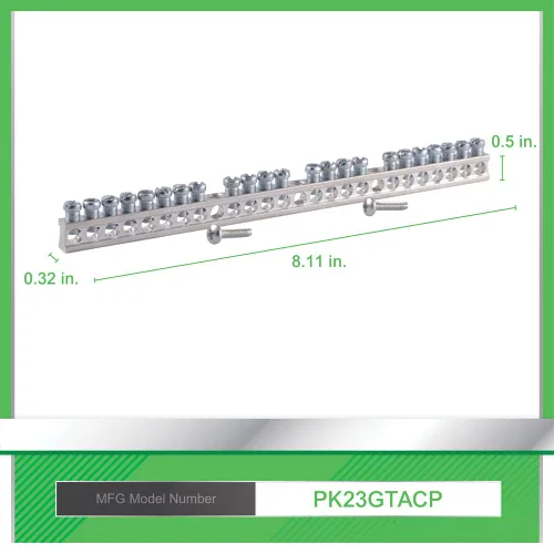 Vista 5 de Square D by Schneider Electric Square D - PK23GTACP 23 Kit de barra de tierra para centro de carga de terminales
