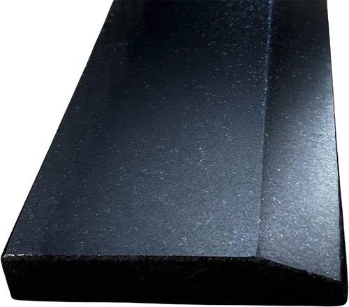 Vista 5 de Tenedos Hollywood One - Azulejo de umbral de piso de granito para puerta de mármol negro biselado alto, pulido, sin mantenimiento, resistente a