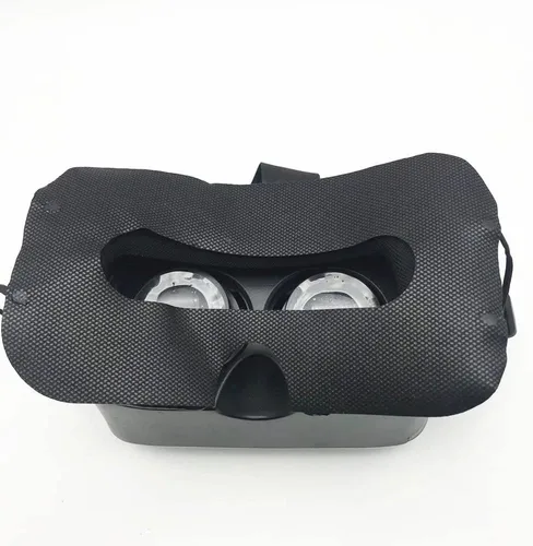 Vista 3 de Paquete de 100 mascarillas desechables VR sanitarias, mascarillas VR para máscara facial de realidad virtual, máscara facial de realidad virtual