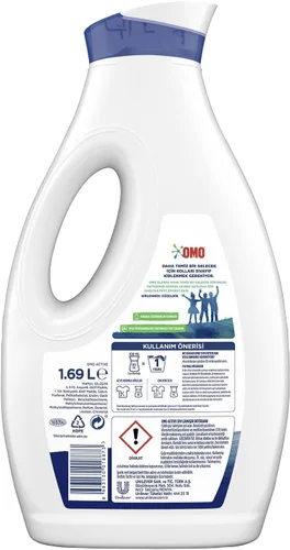 Vista 8 de Omo Liquid Active Cold Power Detergente para ropa blanca y colores 57.1 fl oz